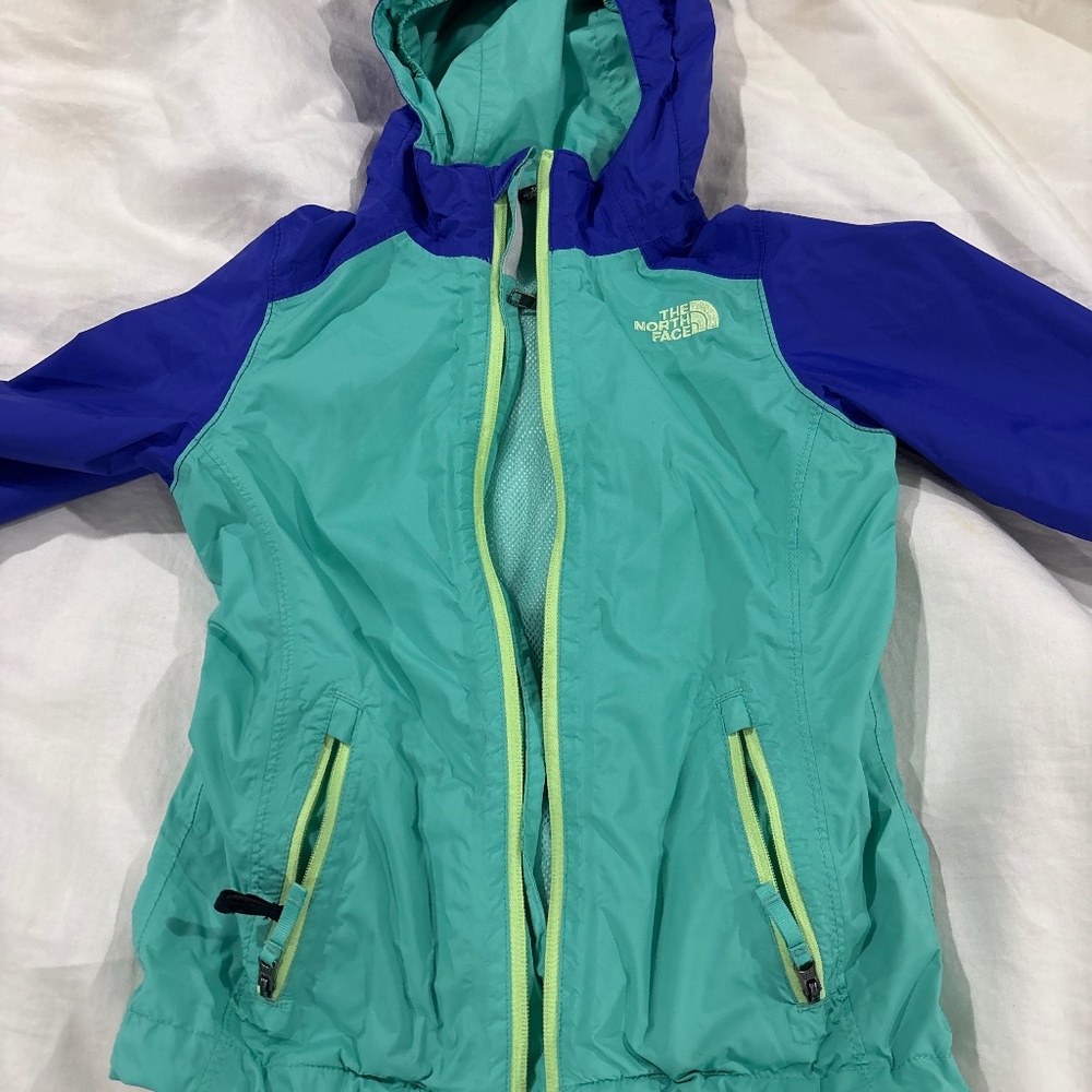 Girls Northface rain jacket